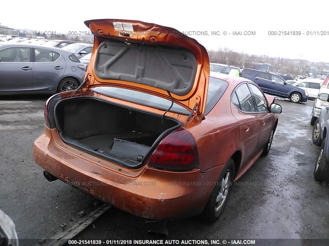 2G2WS522341253022 - 2004 PONTIAC GRAND PRIX GT2 ORANGE photo 4