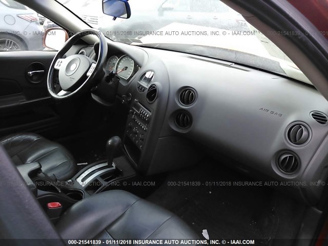 2G2WS522341253022 - 2004 PONTIAC GRAND PRIX GT2 ნარინჯისფერი ფოტო 5