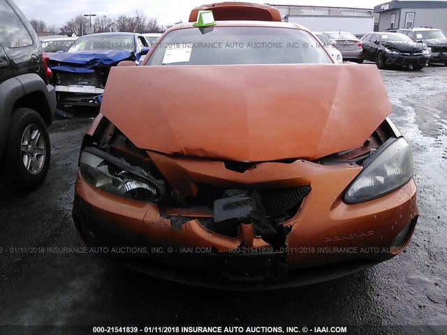 2G2WS522341253022 - 2004 PONTIAC GRAND PRIX GT2 ORANGE photo 6