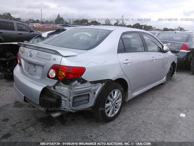 2T1BU40E69C114233 - 2009 TOYOTA COROLLA S/LE/XLE SILVER photo 6