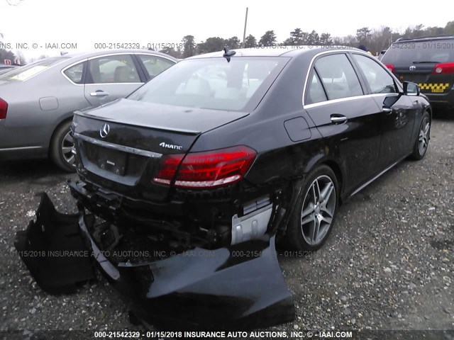 WDDHF8JBXGB211498 - 2016 MERCEDES-BENZ E 350 4MATIC BLACK photo 4