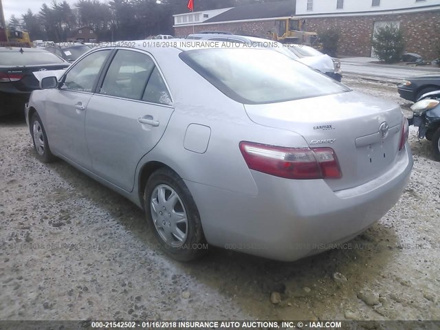 4T1BE46K47U554120 - 2007 TOYOTA CAMRY NEW GENERAT CE/LE/XLE/SE SILVER photo 3