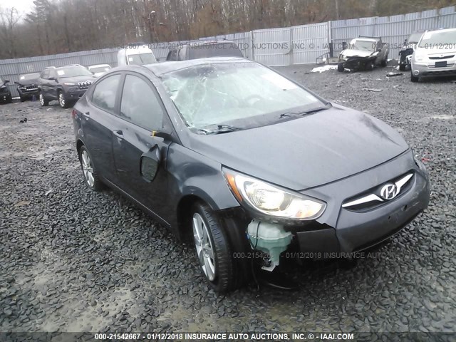 KMHCU4AE1DU428303 - 2013 HYUNDAI ACCENT GLS/SE GRAY photo 1