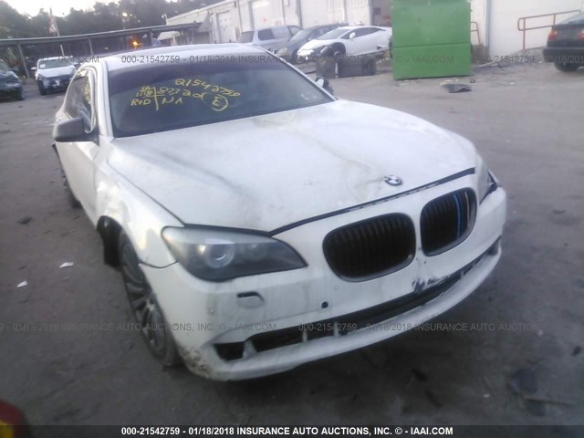 WBAKC8C58ACY68993 - 2010 BMW 750 LI/XDRIVE WHITE photo 6