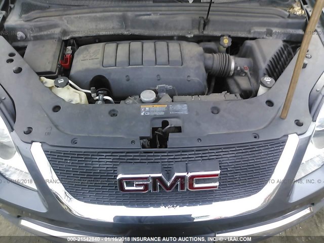 1GKKVRED8CJ369654 - 2012 GMC ACADIA SLT-1 Niebieski zdjęcie 10