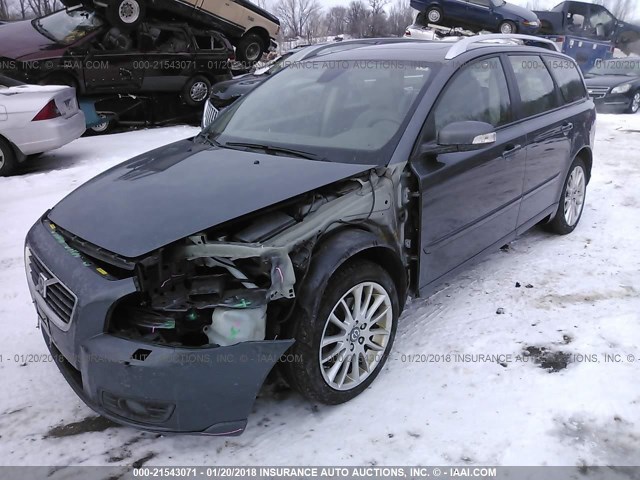 YV1MJ672182403309 - 2008 VOLVO V50 T5 GRAY photo 2