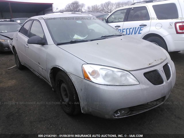 1G2ZF55B964231997 - 2006 PONTIAC G6 SE SILVER photo 1