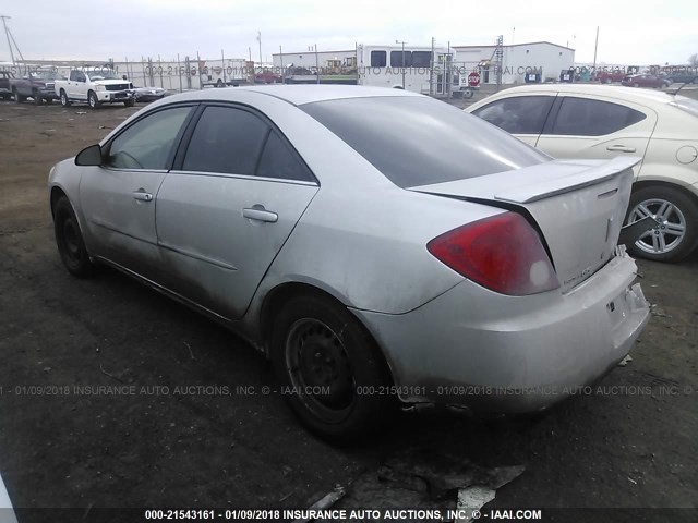 1G2ZF55B964231997 - 2006 PONTIAC G6 SE SILVER photo 3