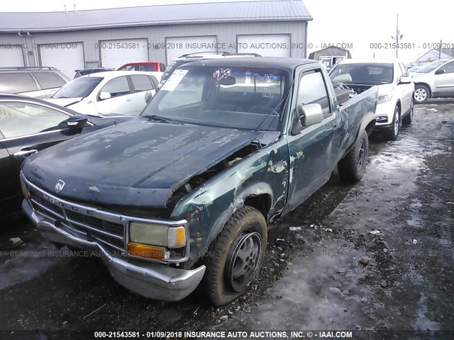 1B7FL26X2PS111567 - 1993 DODGE DAKOTA GREEN photo 6