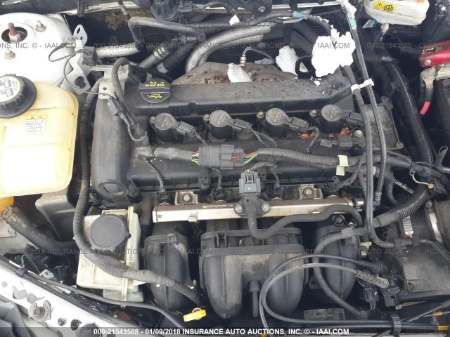 1FAFP34N37W236569 - 2007 FORD FOCUS ZX4/S/SE/SES WHITE photo 10