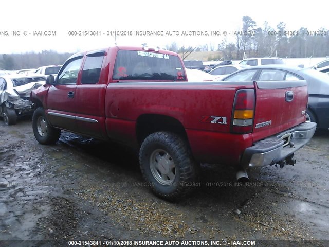 2GTEK19T041210563 - 2004 GMC NEW SIERRA K1500 RED photo 3