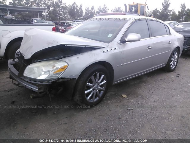 1G4HE57Y46U162594 - 2006 BUICK LUCERNE CXS SILVER photo 2