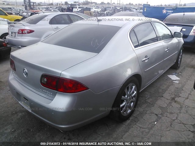 1G4HE57Y46U162594 - 2006 BUICK LUCERNE CXS SILVER photo 4