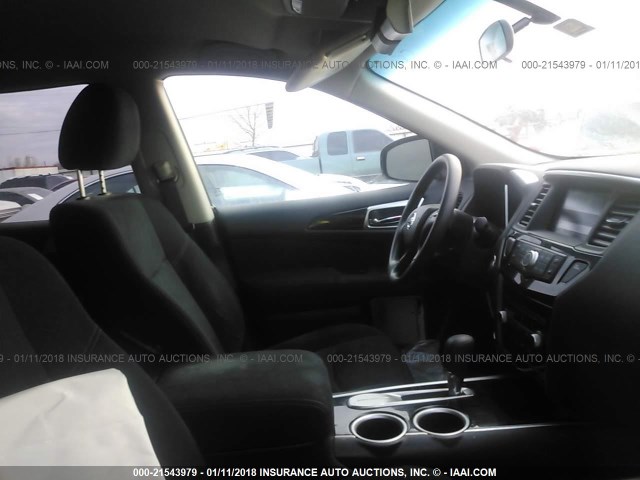 5N1AR2MN9DC654510 - 2013 NISSAN PATHFINDER S/SV/SL/PLATINUM 栗色 照片 5