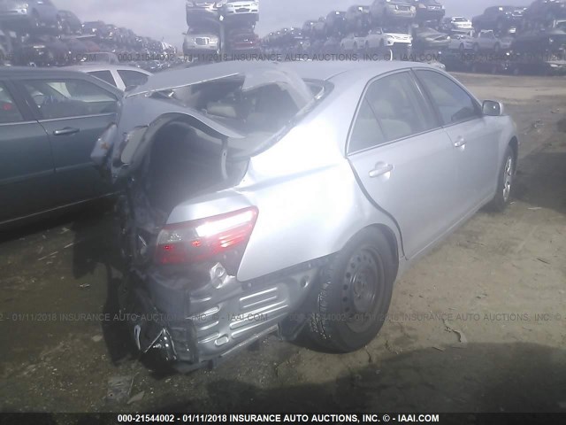 4T1BE46K97U546658 - 2007 TOYOTA CAMRY NEW GENERAT CE/LE/XLE/SE SILVER photo 4