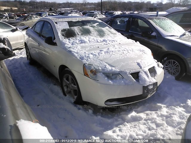 1G2ZG58N074211061 - 2007 PONTIAC G6 SE WHITE photo 1