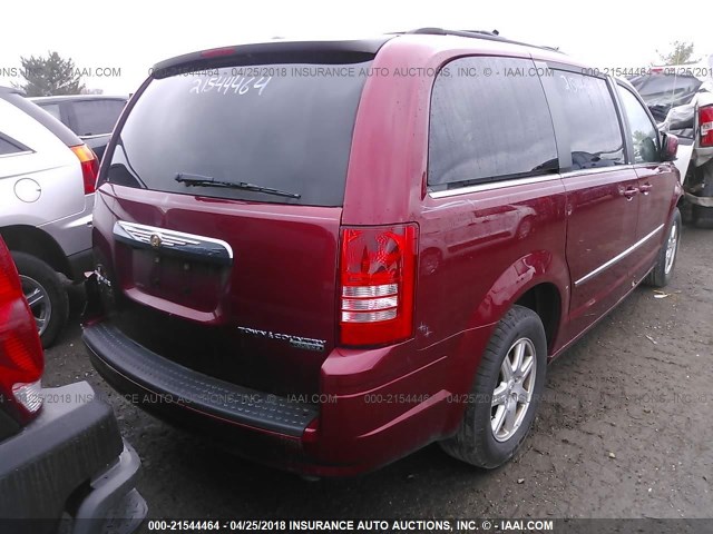 2A4RR8DX9AR448564 - 2010 CHRYSLER TOWN & COUNTRY TOURING PLUS BURGUNDY photo 4