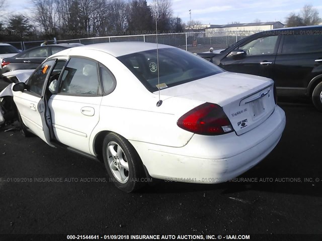 1FAFP55SXYA137293 - 2000 FORD TAURUS SES WHITE photo 3