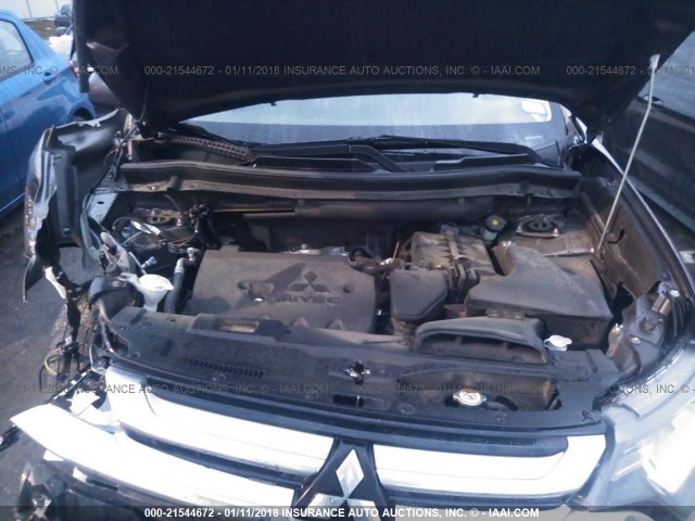 JA4AD2A30GZ062284 - 2016 MITSUBISHI OUTLANDER ES BROWN photo 10