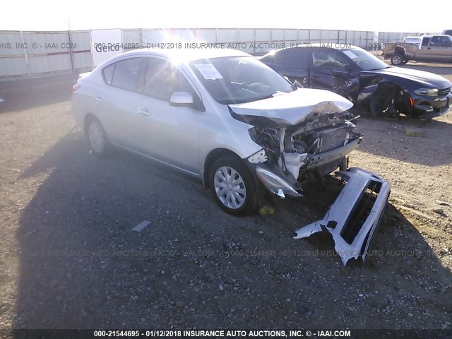 3N1CN7AP6DL849094 - 2013 NISSAN VERSA S/S PLUS/SV/SL SILVER photo 1