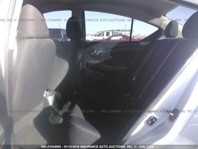 3N1CN7AP6DL849094 - 2013 NISSAN VERSA S/S PLUS/SV/SL SILVER photo 8