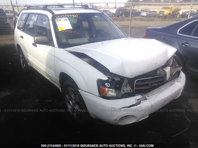 JF1SG65673H748163 - 2003 SUBARU FORESTER 2.5XS თეთრი ფოტო 1