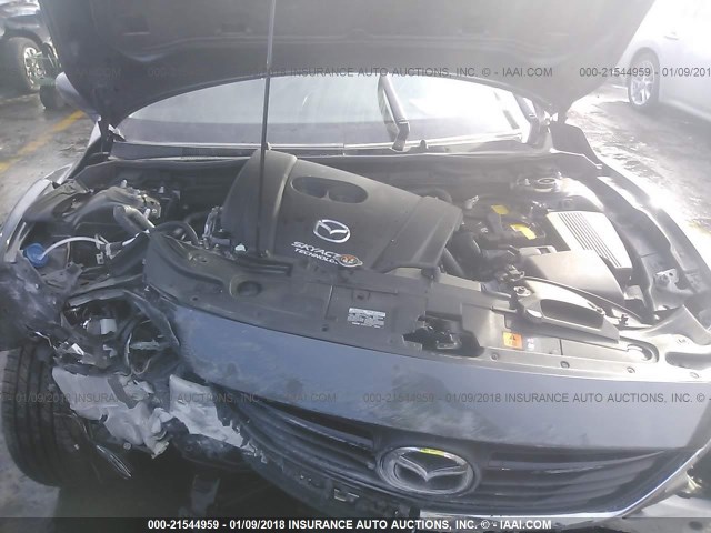 JM1GJ1V69F1170097 - 2015 MAZDA 6 TOURING Pewter photo 10