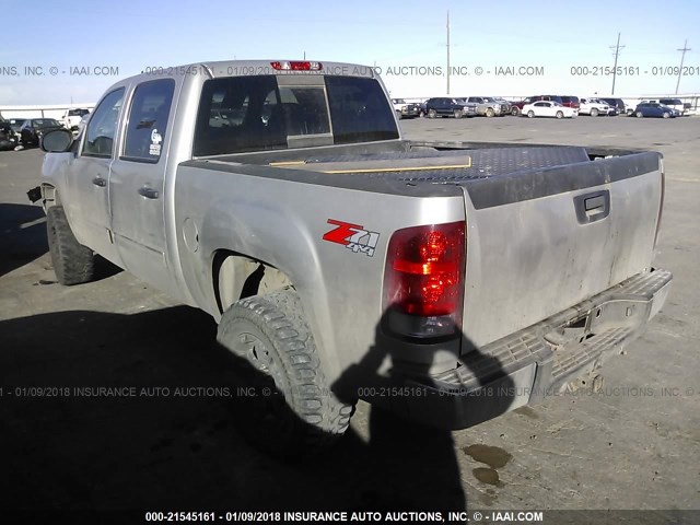 3GTEK13J78G253544 - 2008 GMC SIERRA K1500 SILVER photo 3