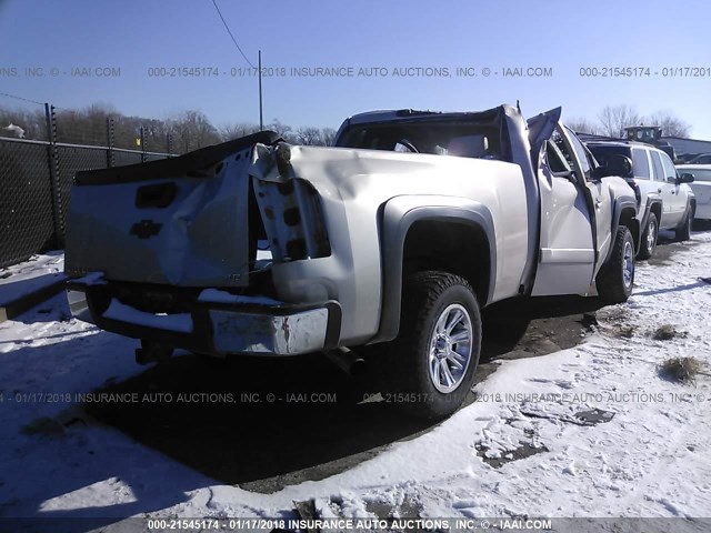 2GCEK19J371628179 - 2007 CHEVROLET SILVERADO K1500 SILVER photo 4