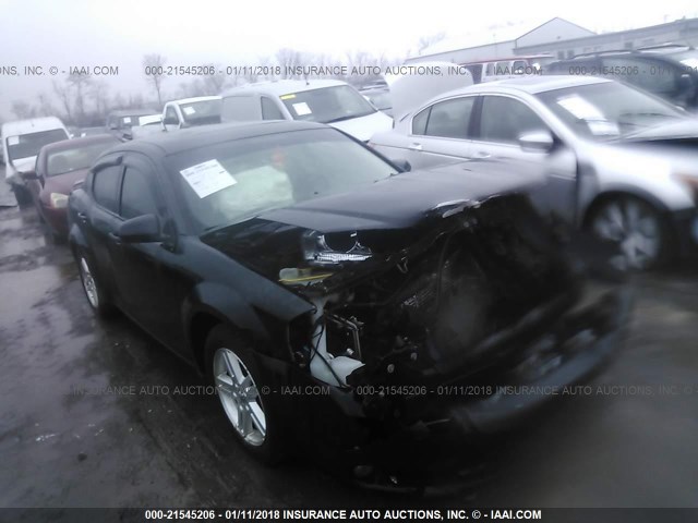 1B3LC56B09N553694 - 2009 DODGE AVENGER SXT/R/T BLACK photo 1