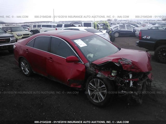 4T1BE46K09U329583 - 2009 TOYOTA CAMRY SE/LE/XLE RED photo 1