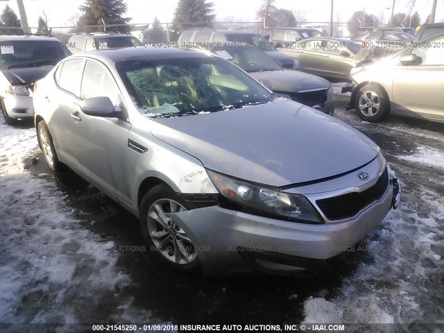 KNAGN4A76B5083908 - 2011 KIA OPTIMA EX/SX SILVER photo 1