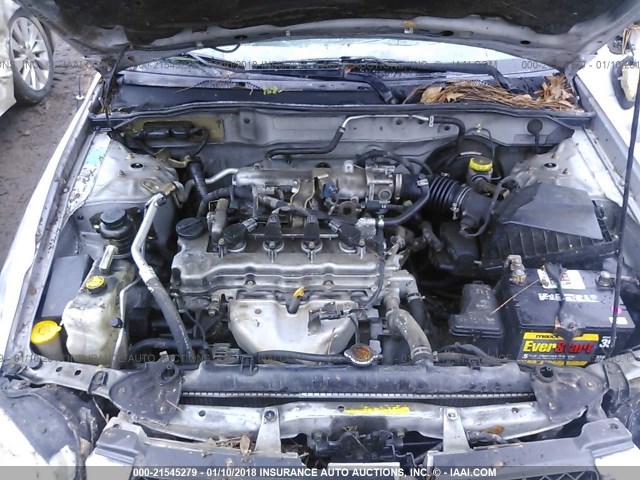 3N1CB51D86L612757 - 2006 NISSAN SENTRA 1.8/1.8S SILVER photo 10