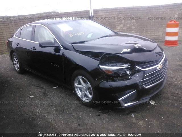 1G1ZB5ST2GF179762 - 2016 CHEVROLET MALIBU LS შავი ფოტო 1