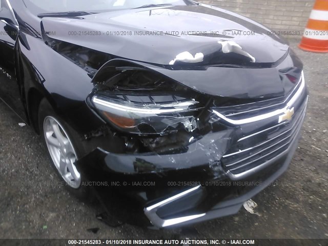 1G1ZB5ST2GF179762 - 2016 CHEVROLET MALIBU LS შავი ფოტო 6