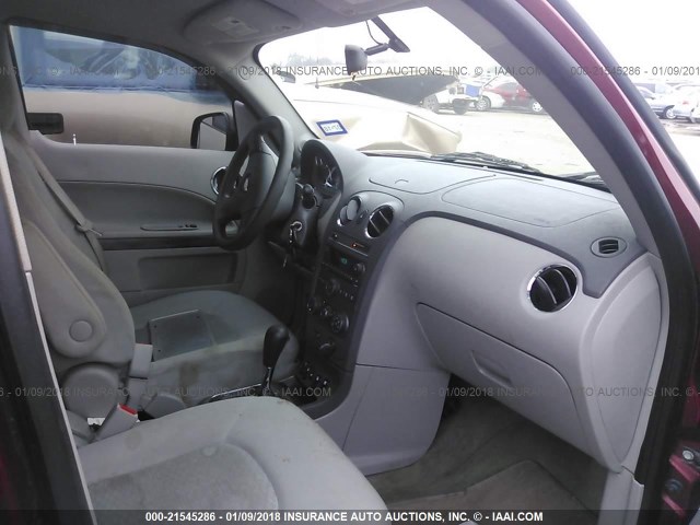 3GNDA13D78S627549 - 2008 CHEVROLET HHR LS MAROON photo 5