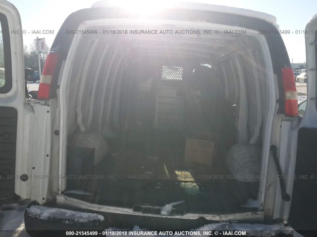 1GCWGFBA4C1168656 - 2012 CHEVROLET EXPRESS G2500  WHITE photo 8