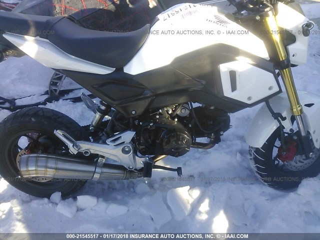 MLHJC6115H5205346 - 2017 HONDA GROM 125 WHITE photo 8