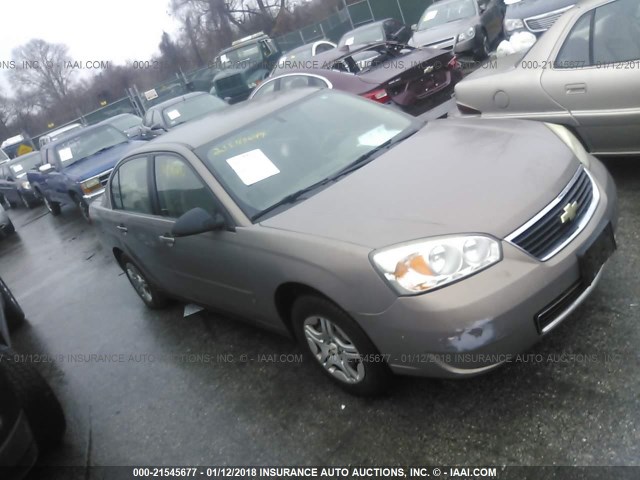 1G1ZS58F57F274673 - 2007 CHEVROLET MALIBU LS ყავისფერი ფოტო 1