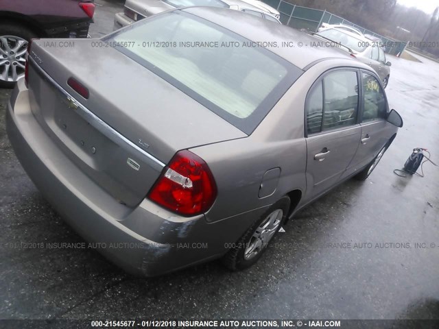 1G1ZS58F57F274673 - 2007 CHEVROLET MALIBU LS ყავისფერი ფოტო 4