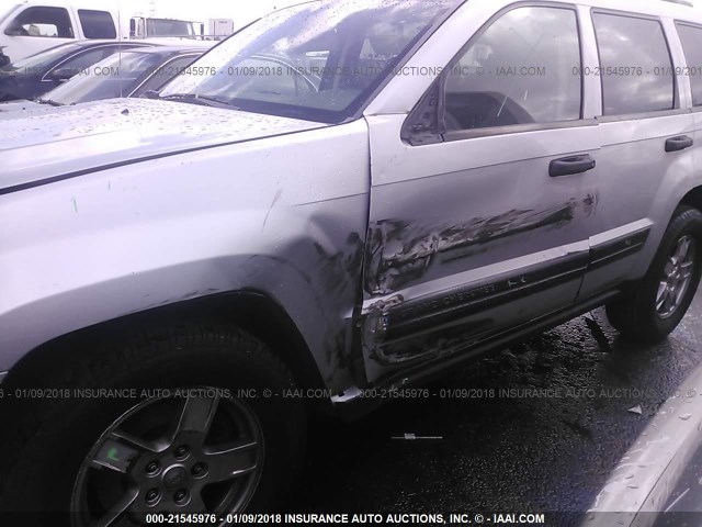 1J4GS48K26C148786 - 2006 JEEP GRAND CHEROKEE LAREDO/COLUMBIA/FREEDOM 银色 照片 6