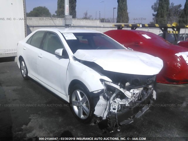 4T1BF1FK8DU670878 - 2013 TOYOTA CAMRY L/SE/LE/XLE WHITE photo 1