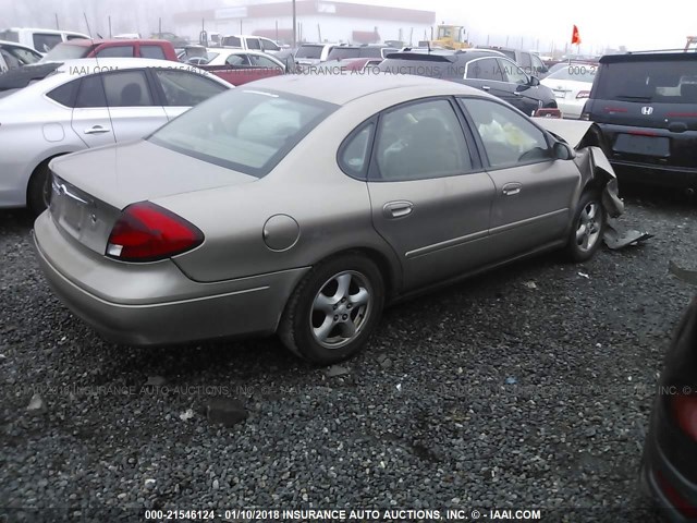 1FAFP55223G138881 - 2003 FORD TAURUS SES GOLD photo 4