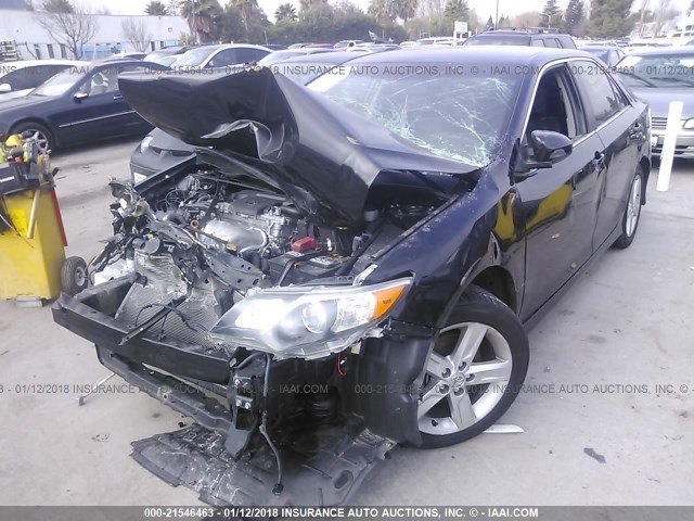 4T1BF1FK3EU302254 - 2014 TOYOTA CAMRY L/SE/LE/XLE 黑色 照片 2