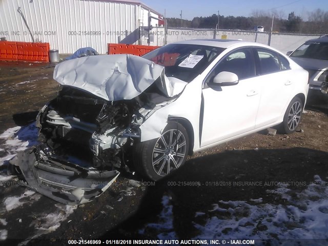 YV1612FS3E1292525 - 2014 VOLVO S60 T5 WHITE photo 2