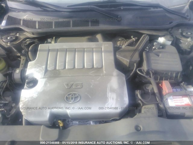 4T1BK46K69U085690 - 2009 TOYOTA CAMRY SE/LE/XLE შავი ფოტო 10