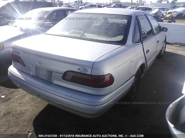 1FACP52U7PG261249 - 1993 FORD TAURUS GL MAROON photo 4