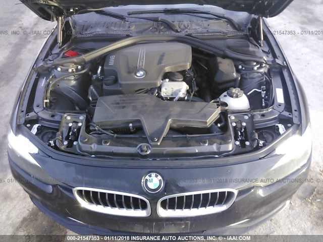 WBA8E3C50GK501947 - 2016 BMW 328 XI SULEV BLACK photo 10