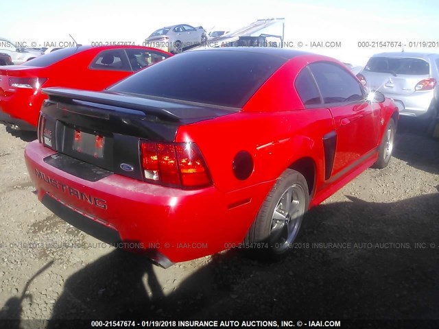 1FAFP42R43F440805 - 2003 FORD MUSTANG MACH I RED photo 4