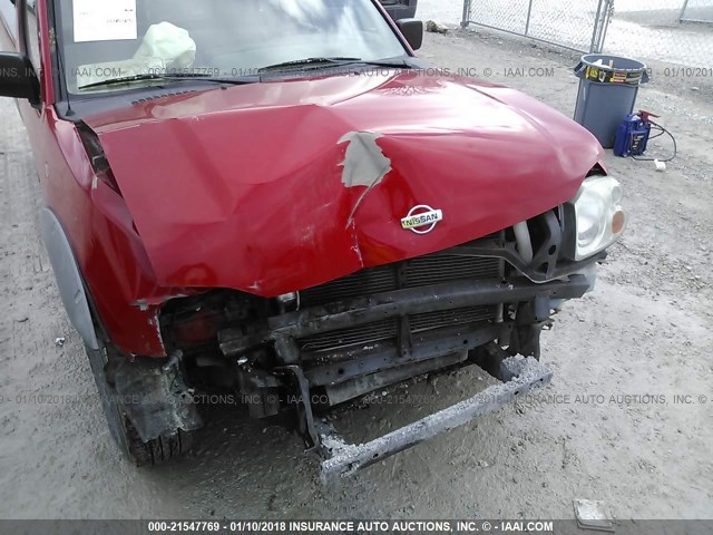 1N6DD21S31C311811 - 2001 NISSAN FRONTIER XE RED photo 6